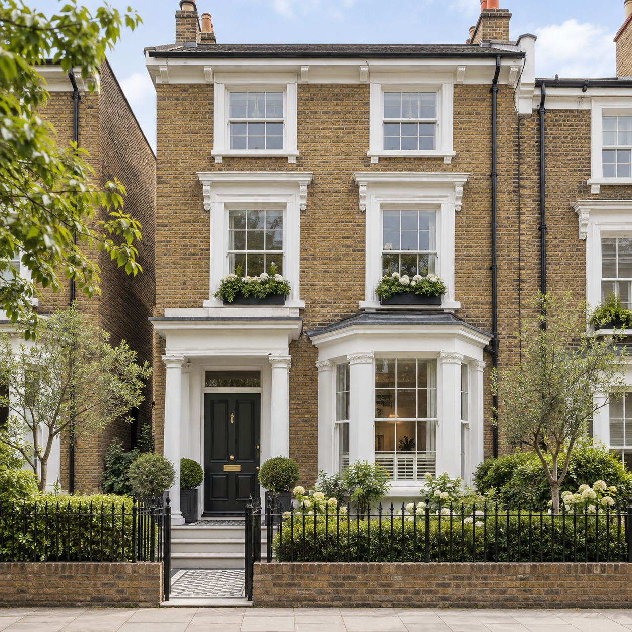 A London townhouse — generated fictional property